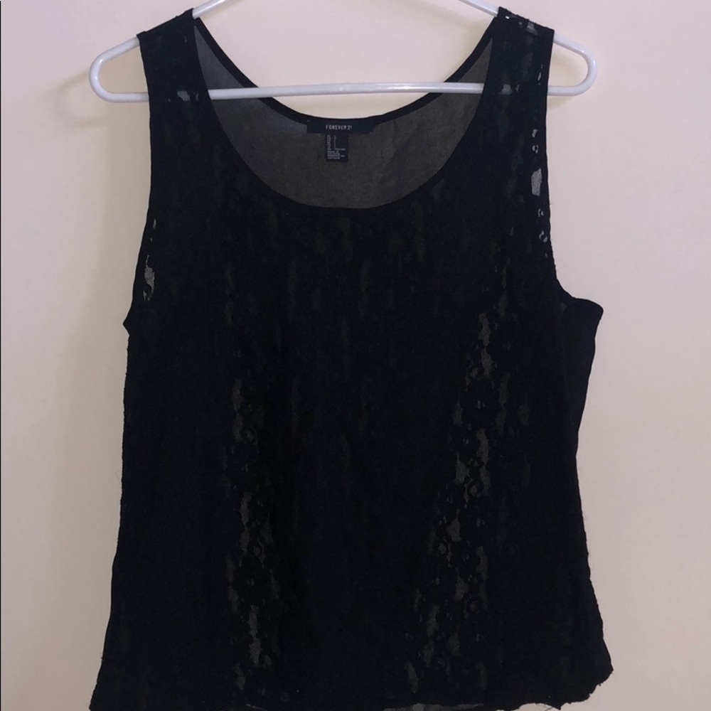 Black Lace Top